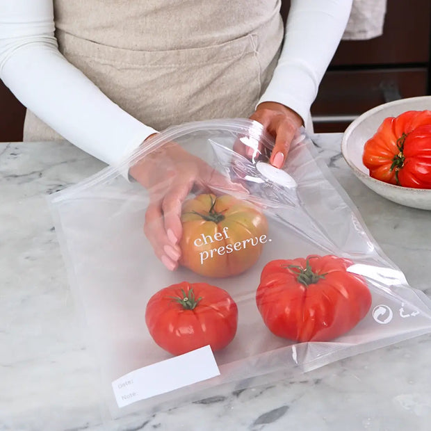 Fill the bag with food